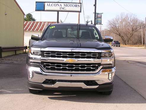 2017 CHEVROLET SILVERADO LTZ EXT CAB ONLY 31K MILES - cars & for sale in LINCOLN, MI