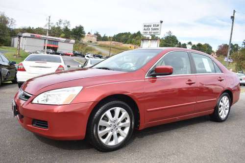 2006 Honda Accord EX-L Burgundy Very Low Mileage And Nice Looking Car for sale in Cloverdale, VA
