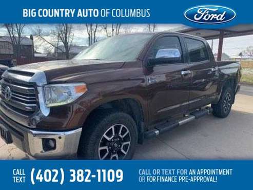 2017 Toyota Tundra 1794 Edition CrewMax 5.5' Bed 5.7L - cars &... for sale in Columbus, NE