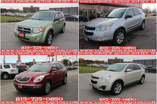 2008 FORD ESCAPE/ 09 CHEVY TRAVERSE/ 12 BUICK ENCLAVE/15 CHEVY... for sale in Joliet, IL