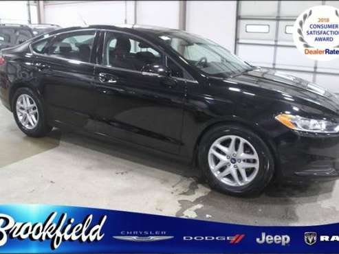 2016 Ford Fusion SE sedan Black - Monthly Payment of - cars & trucks... for sale in Benton Harbor, MI