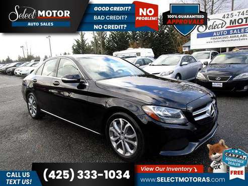 2015 Mercedes-Benz C-Class C 300Sedan FOR ONLY $400/mo! - cars &... for sale in Lynnwood, WA