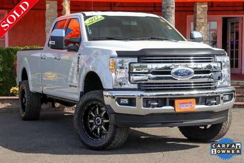 2017 Ford F-350 F350 Lariat 4D Crew Cab Long Bed Diesel 4WD 35992 for sale in Fontana, CA