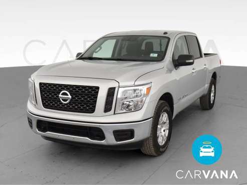 2019 Nissan Titan Crew Cab SV Pickup 4D 5 1/2 ft pickup Silver - -... for sale in Indianapolis, IN