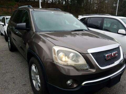 2010 GMC Acadia SLE 3rd row back up camera remote start Warranty! for sale in Piedmont, SC