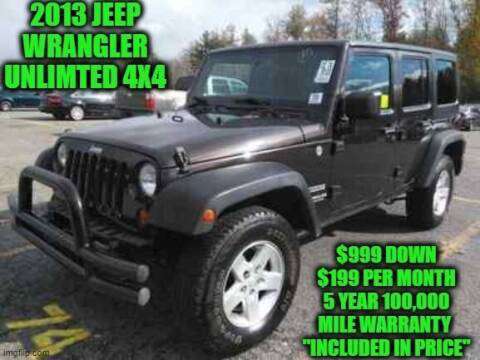 !!!**2013 JEEP WRANGLER SPORT UNLIMITED 4X4**!!! - cars & trucks -... for sale in Rowley, MA