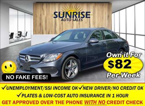 2016 Mercedes-Benz C-Class 4dr Sdn C300 4MATIC 62 PER WEEK, YOU OWN for sale in Elmont, NY