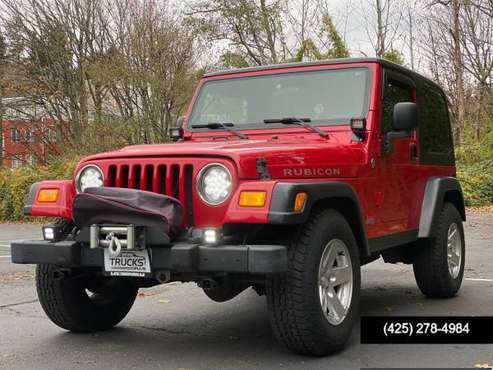 2006 Jeep Wrangler 4x4 Rubicon 2dr SUV 4WD - cars & trucks - by... for sale in Seattle, WA