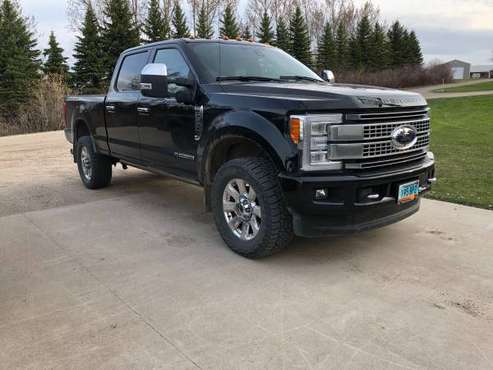 2017 Ford F350 Platinum Ultimate for sale in Mayville, ND