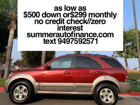 2005 KIA SORENTO SUV BAD CREDIT OK LOW DOWN PAYMENT OF - cars &... for sale in Costa Mesa, CA