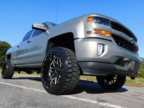 LIFTED 17 CHEVY SILVERADO LT Z71 CREW 4X4 22X12 *NEW 33X12.50 MT'S!!... for sale in KERNERSVILLE, NC