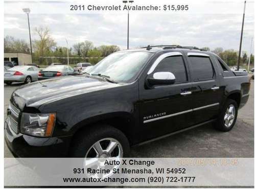 2011 Chevrolet Avalanche LTZ 4x4 4dr Crew Cab Pickup 151630 Miles for sale in Neenah, WI