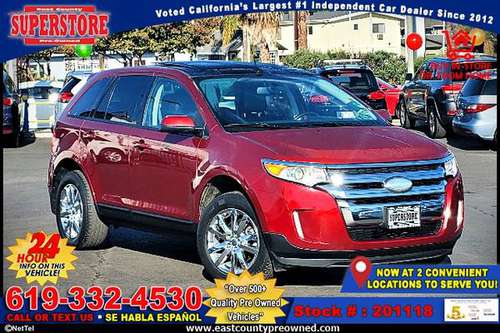 2013 FORD EDGE SEL SUV-EZ FINANCING-LOW DOWN! - cars & trucks - by... for sale in El Cajon, CA