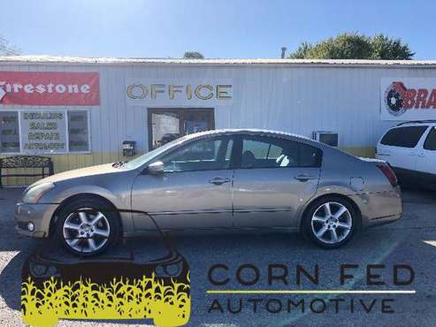 2005 NISSAN MAXIMA+LEATHER+SUNROOF+WARRANTY+FINANCING for sale in CENTER POINT, IA