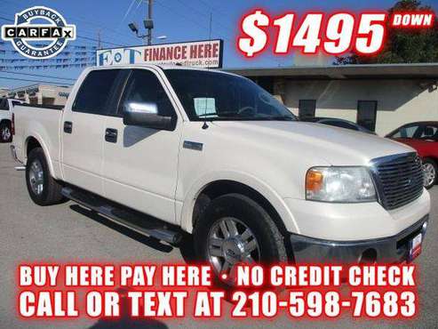 2007 Ford F-150 F150 F 150 2WD Lariat SuperCrew BUY HERE/PAY HERE! for sale in San Antonio, TX