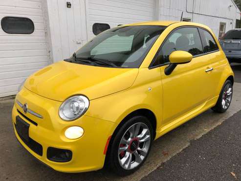 2015 Fiat 500 Sport - Cool Modern Pearl Yellow Color - Automatic -... for sale in binghamton, NY