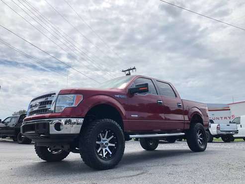 Lifted*2014 Ford F-150 Crew Cab Short Bed 4x4 Eco Boost Low Miles ! for sale in Stokesdale, VA