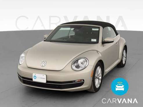 2014 VW Volkswagen Beetle TDI Convertible 2D Convertible Beige - -... for sale in Scranton, PA