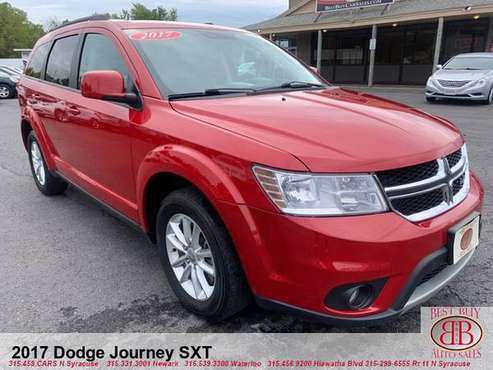 2017 DODGE JOURNEY SXT! TOUCH SCREEN! 3RD ROW SEATING! WE DO FINANCING for sale in N SYRACUSE, NY