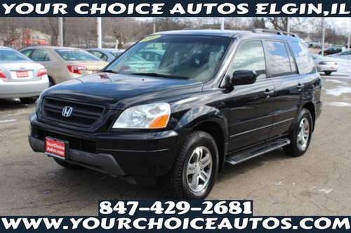 2004*HONDA*PILOT EX-L*4WD 3ROW LEATHER DVD TOW ALLOY GOOD TIRES 611015 for sale in Elgin, IL