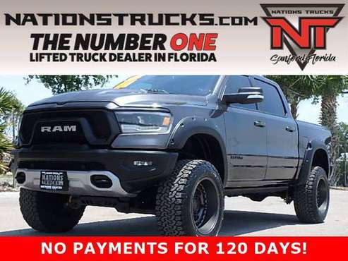 2019 DODGE 1500 REBEL Crew Cab HEMI 4X4 LIFTED TRUCK - LOW LOW MILES for sale in Sanford, FL