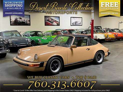 1978 Porsche 911sc Sand Beige RESTORED 88k Miles Coupe - New LOW... for sale in Palm Desert , CA