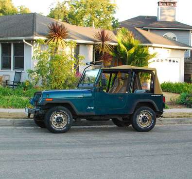 1995 JEEP WRANGLER YJ w/ 41K orig miles, 5 speed, 4WD, 3 mature owner for sale in Santa Barbara, CA
