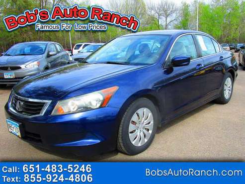 2008 Honda Accord Sdn 4dr I4 Auto LX - - by dealer for sale in Lino Lakes, MN