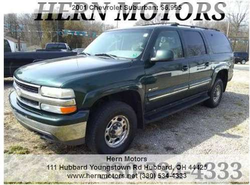 VERY REAR 2001 CHEVY SURBURBAN 2500 LT 4X4! - - by for sale in OH