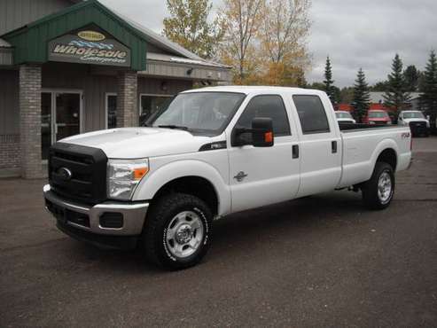 2012 ford f350 f-350 6.7 diesel crew cab long box 4x4 4wd for sale in Forest Lake, WI