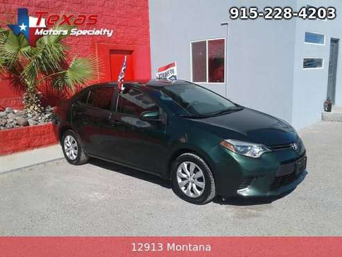 2016 Toyota Corolla Must See for sale in El Paso, TX