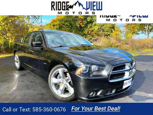 2012 Dodge Charger RT Max sedan Pitch Black - cars & trucks - by... for sale in Spencerport, NY