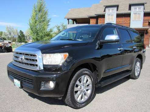 2008 Toyota Sequoia Limited 4x4 BLACK for sale in Bozeman, MT