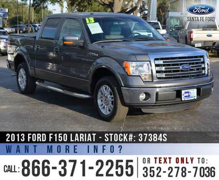 *** 2013 Ford F150 Lariat *** SYNC - Leather Seats - Flex Fuel Engine for sale in Alachua, FL