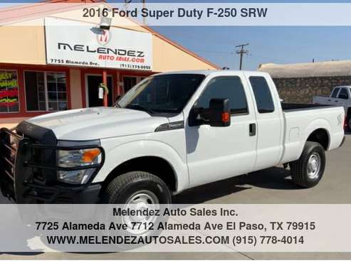 2016 Ford Super Duty F-250 SRW 4WD SuperCab 158 XLT - cars & trucks... for sale in El Paso, TX