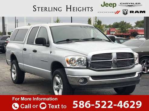 2007 Dodge Ram 1500 4WD Quad Cab 140.5" ST pickup Bright Silver for sale in Sterling Heights, MI
