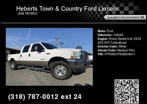 2004 Ford F-250SD Lariat - cars & trucks - by dealer - vehicle... for sale in Minden, LA