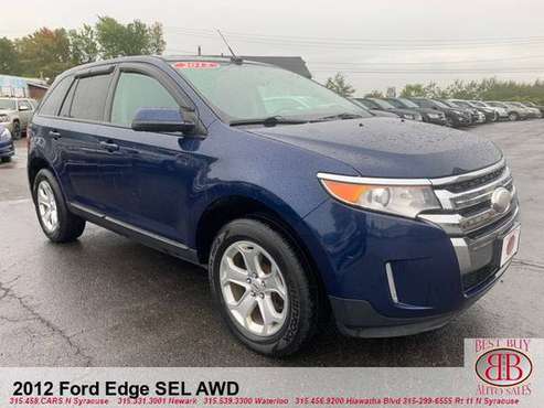 2012 FORD EDGE SEL AWD! LOADED! REMOTE START! PANO-SUNROOFS! FINANCING for sale in Syracuse, NY