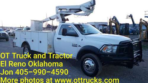 2014 Dodge 5500 4wd Versalift Bucket Truck 40ft work height SST-36N for sale in visalia-tulare, CA