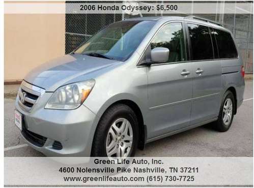 2006 Honda Odyssey EX-L **ONE OWNER**SEATING FOR 8**CLEAN CARFAX for sale in Nashville, TN