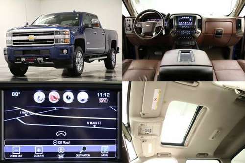 *LOADED Blue DIESEL SILVERADO 2500 CREW 4WD* 2018 Chevy *GPS -SUNROOF* for sale in Clinton, MO