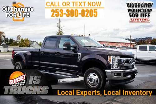 DIESEL DUALLY 2018 Ford F-350 4x4 4WD Lariat TRUCK PICKUP F350 Crew... for sale in Sumner, WA
