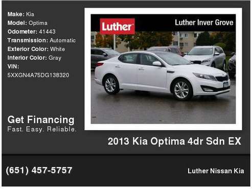 2013 Kia Optima 4dr Sdn EX for sale in Inver Grove Heights, MN