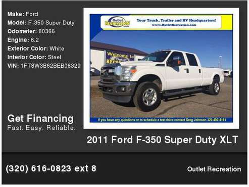 2011 Ford F-350 Super Duty XLT for sale in Clearwater, MN