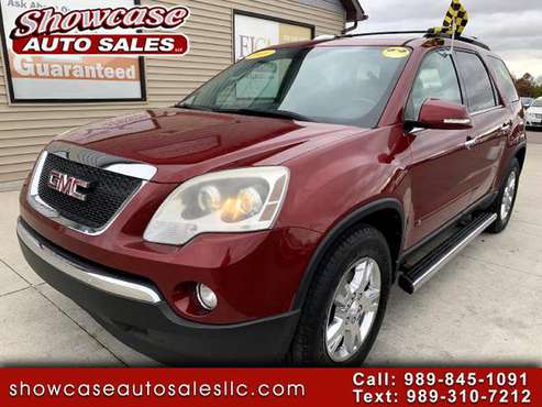 2009 GMC Acadia AWD 4dr SLT2 - cars & trucks - by dealer - vehicle... for sale in Chesaning, MI