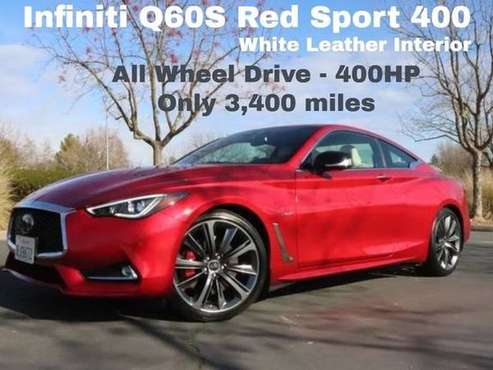 Stylish & Fun 400HP w/AWD! 2019 INFINITI Q60 Red Sport 400 - Only for sale in NV