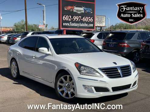 2011 *Hyundai* *Equus* *4dr Sedan Signature* White S - cars & trucks... for sale in Phoenix, AZ
