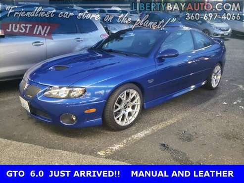 2006 Pontiac GTO Base *Friendliest Car Store On The Planet* - cars &... for sale in Poulsbo, WA
