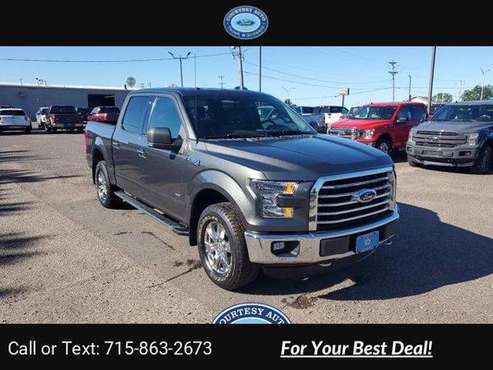 2015 Ford F150 XLT pickup Gray - cars & trucks - by dealer - vehicle... for sale in Thorp, WI