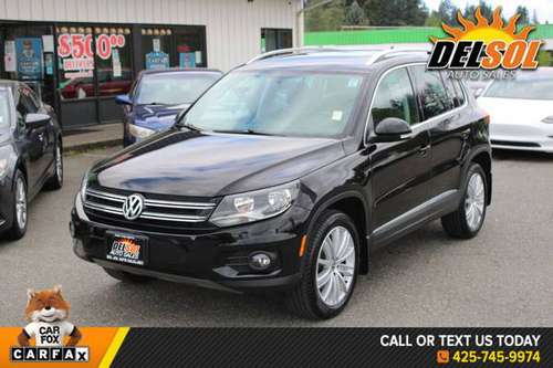 2014 Volkswagen Tiguan SEL ONE OWNER, AWD, LOCAL VEHICLE, LEATHER for sale in Everett, WA